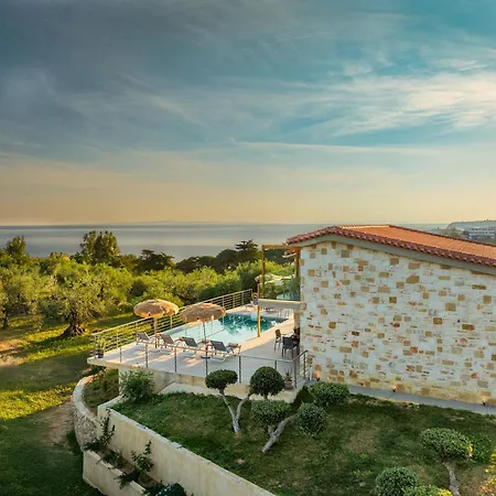 Villa Casa Ferati - With Pool By The Sea With Stunning Sunriseview By Mana Gers